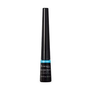 Rimmel - Eyeliner Waterproof Exaggerate Liquid - Eyeliner ultra definizione Liquido a Lunga Durata - Black
