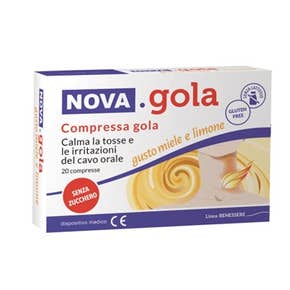 Nova Gola 20 Compresse Miele Limone