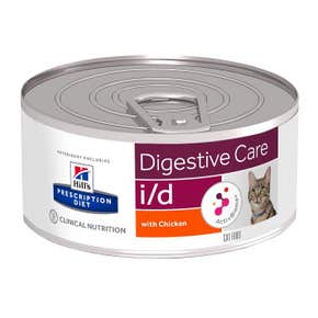Hill's Prescription Diet I/D Digestive Care Bocconcini Di Pollo Per Gatti Lattina 156g