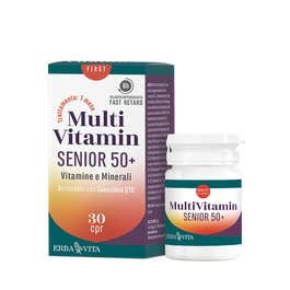 Erba Vita MultiVitamin Senior 50+ Vitamine E Minerali 30 Compresse